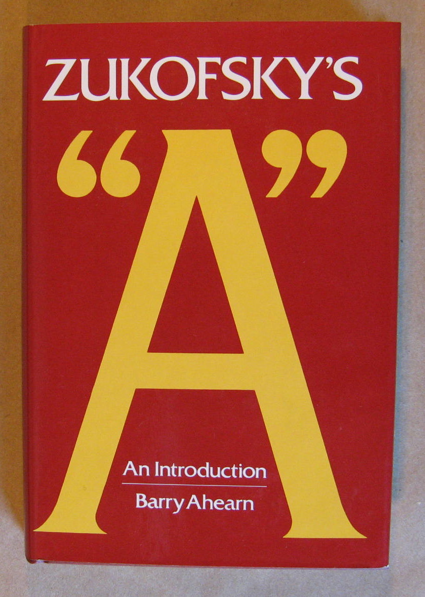 Image for Zukofsky's "A": An Introduction