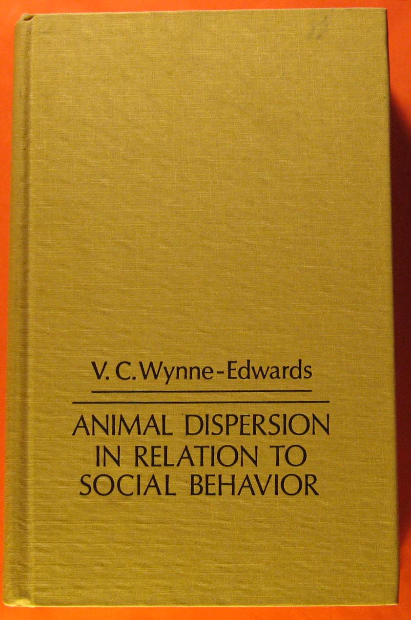 Image for Animal Dispersion in Relation to Social Behaviour