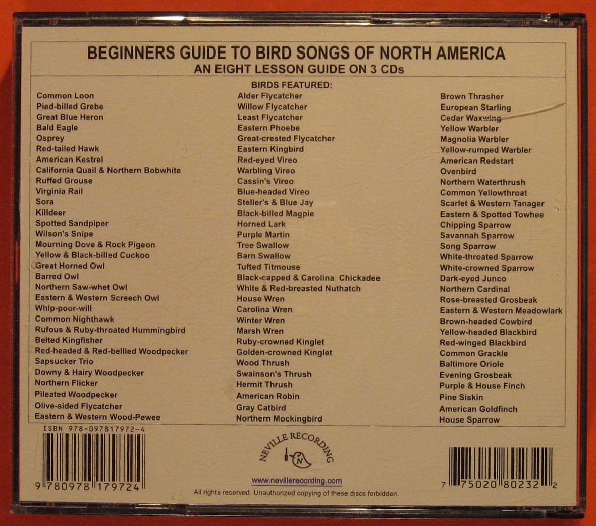 Image for Beginner's Guide to Bird Songs of North America