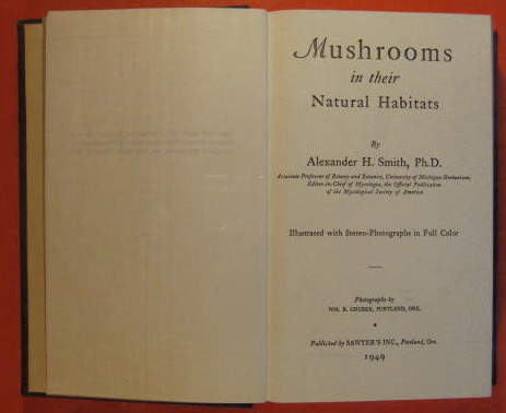 Image for Mushrooms in Their Natural Habitats  (Volume 1)