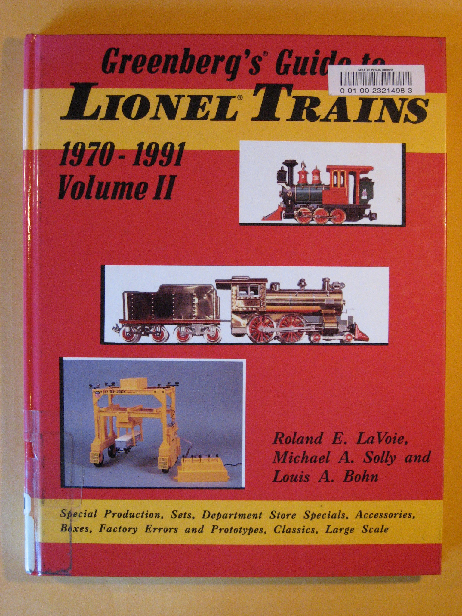Image for Greenberg's Guide to Lionel Trains, 1970-1991, Vol 2
