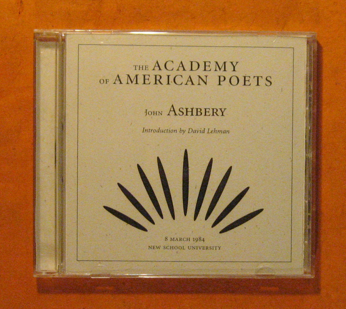Image for John Ashbery [The Academy of American Poets Audio CD]