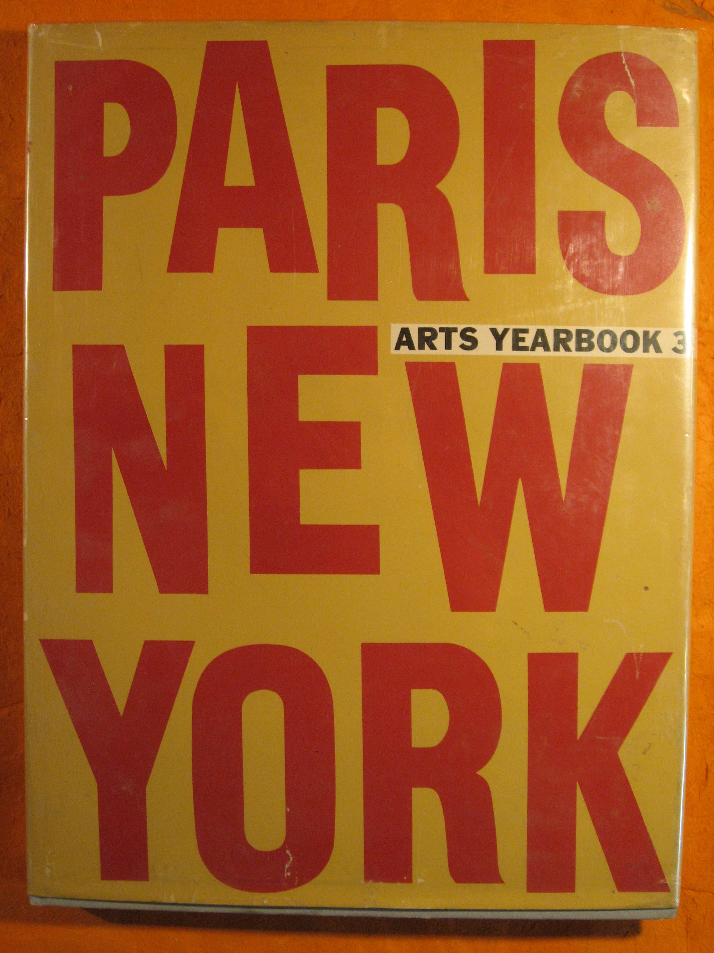 Image for Arts Yearbook 3:  Paris / New York