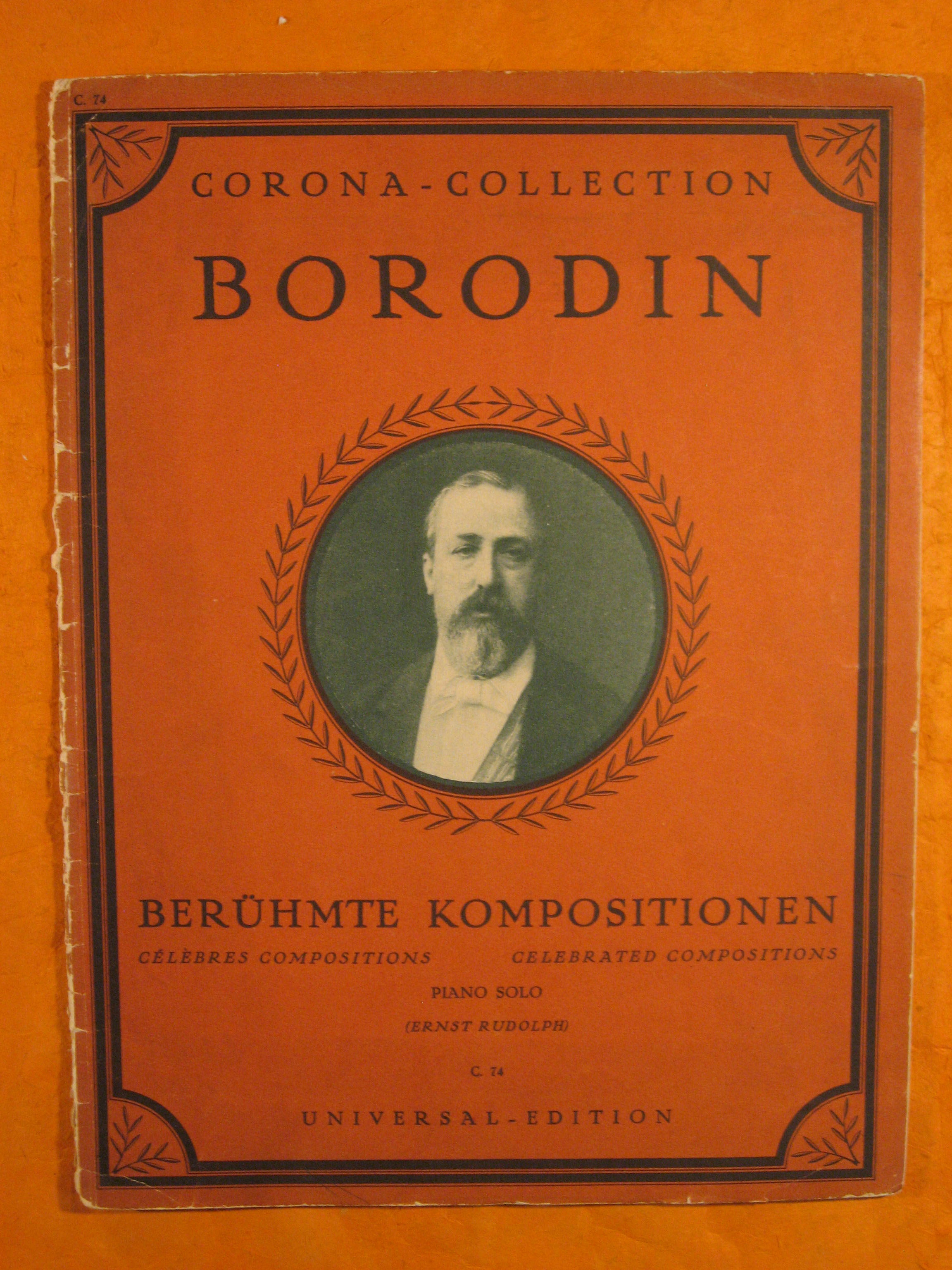 Image for Borodin: Celebrated Compositions (piano solo)